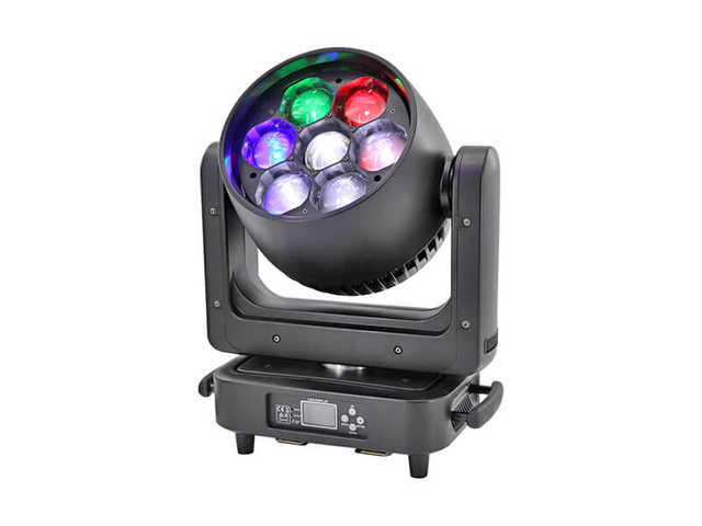 7pcs 60W 4IN1 Bee Eye LED Moving Head Zoom-Licht