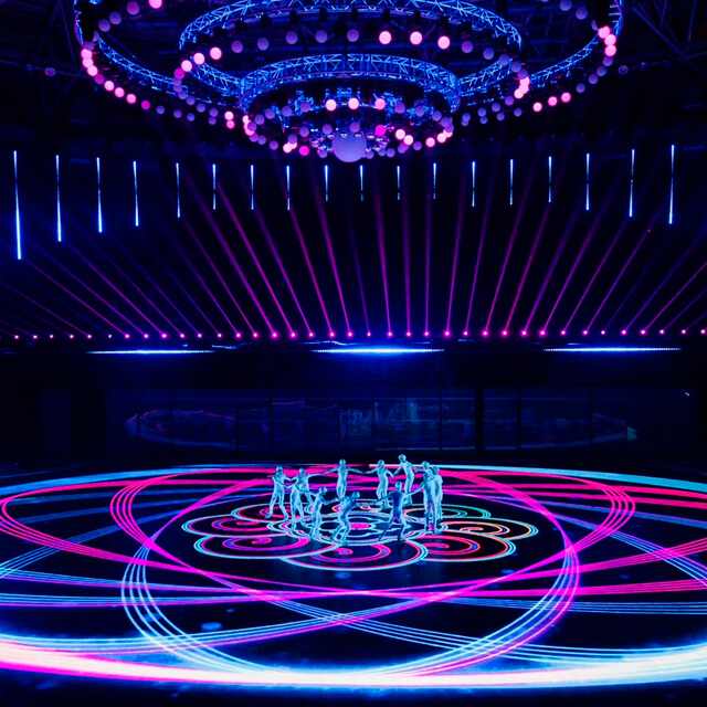 5 Köpfe 10 W 3-in-1-Pixel-Matrix-Blinder-Licht für den Außenbereich