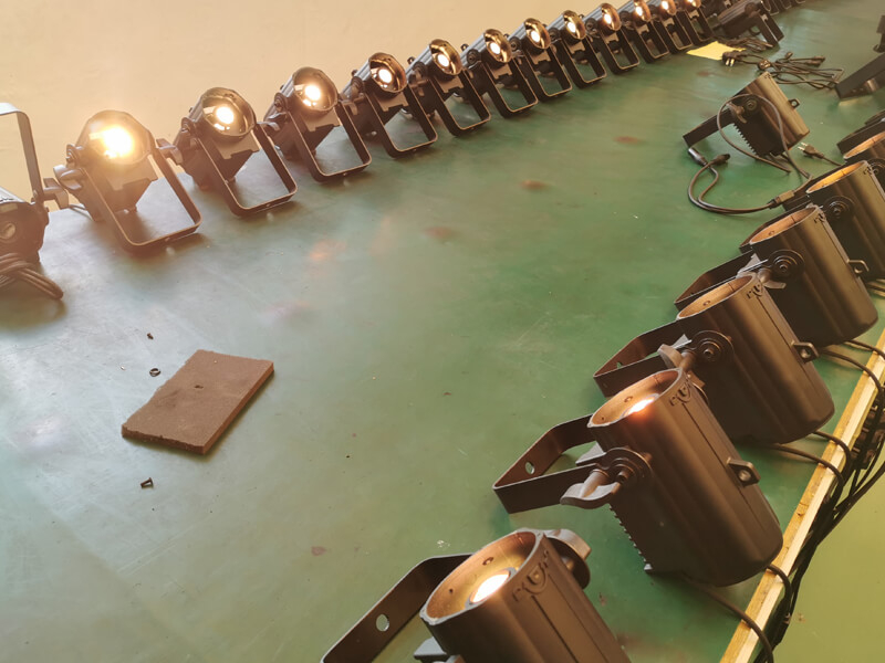 60 W Mini-Zoom-RGBW-farbiger LED-Profil-Ellipsoid-Reflektorstrahler