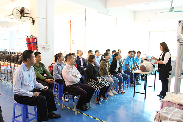 Vangaa Optoelektronik stärkt Sicherheit und Gesundheitserziehung, um am Morgen des 8. November 2020 das Sensibilisierung der gesamten Menschen zu realisieren, unter der Führung von Vangaa Optoelectro