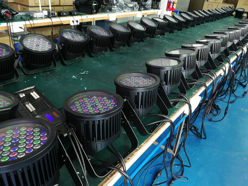 54 stücke RGBW Outdoor LED Par Leuchten