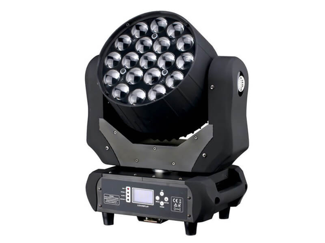 Aura 19-teiliges 4-in-1-LED-Moving-Head-Waschlicht