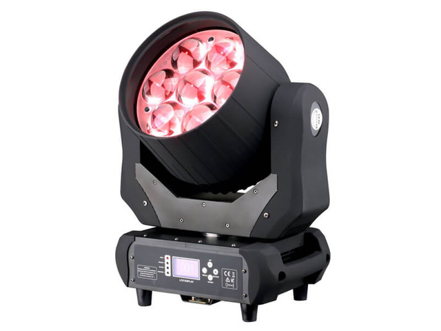 7 Stück 40 W 4-in-1-LED-Moving-Head-Beam-Zoom-Waschlicht