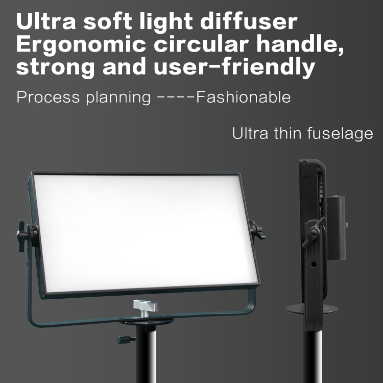 2High Power High CRI LED Soft-Video-Panel-Licht