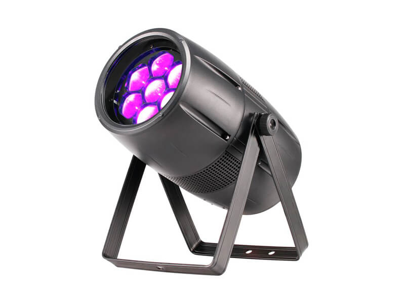 IP65 Wasserdichtes 7-teiliges 40-W-RGBW-Zoom-LED-Par-Licht