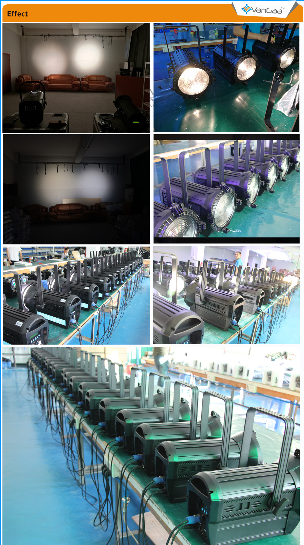 LED-Fresnel-Lichtfabrik