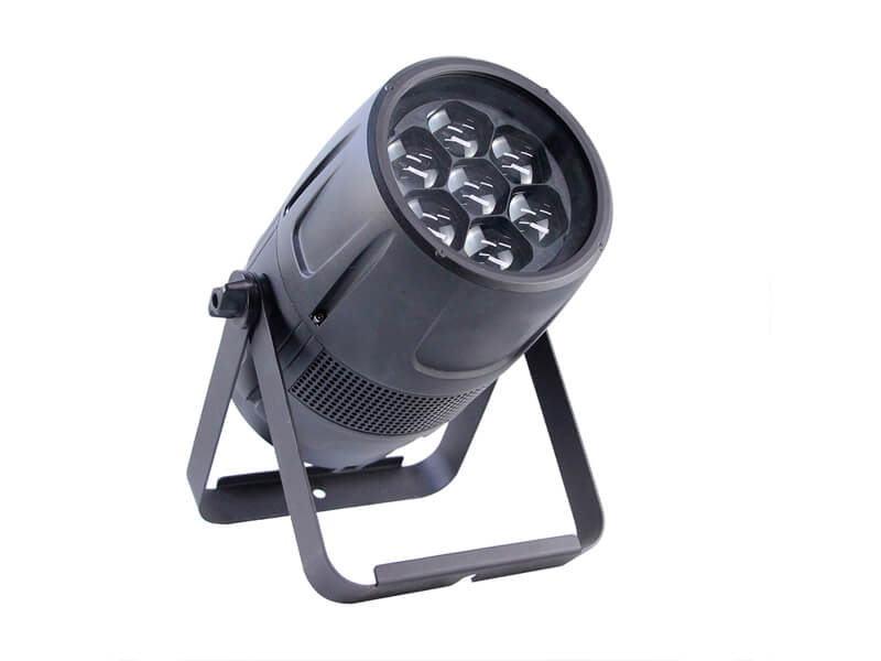 IP65 Wasserdichtes 7-teiliges 40-W-RGBW-Zoom-LED-Par-Licht
