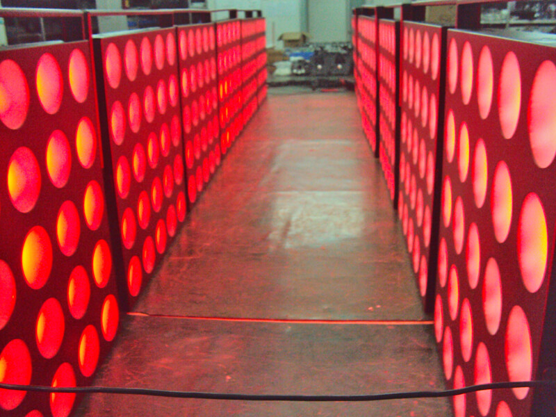 25-köpfiges LED-Matrix-Blinderlicht