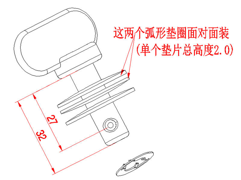 FC01 Klappbare Bühnenlichtklemmen