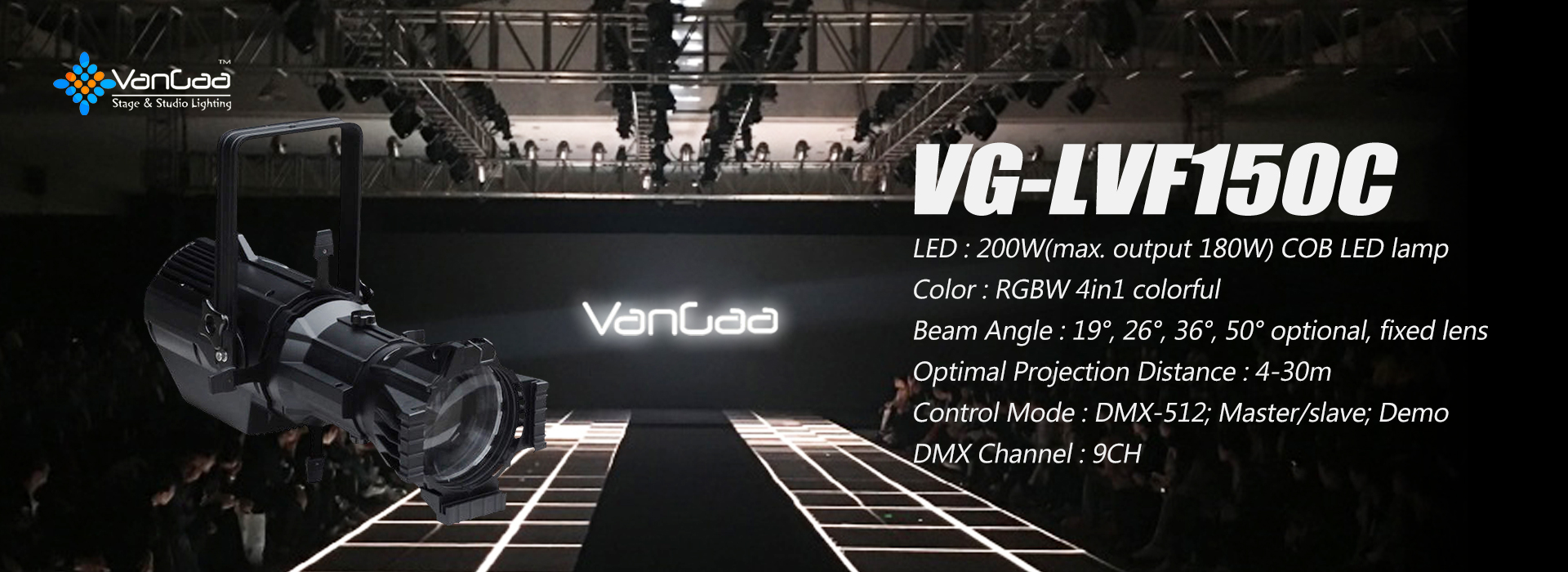 200W LED-Ellipsoid-Licht