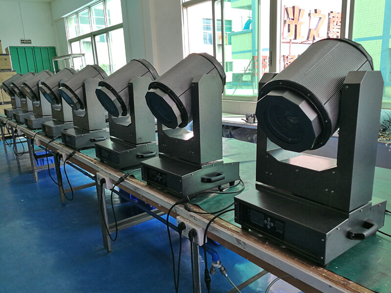 350 Watt 17R im Freien bewegliche Kopffleck-Strahl waschen Licht