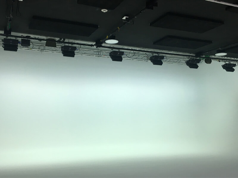 Buntes LED-Cyclorama-Licht in quadratischer Größe